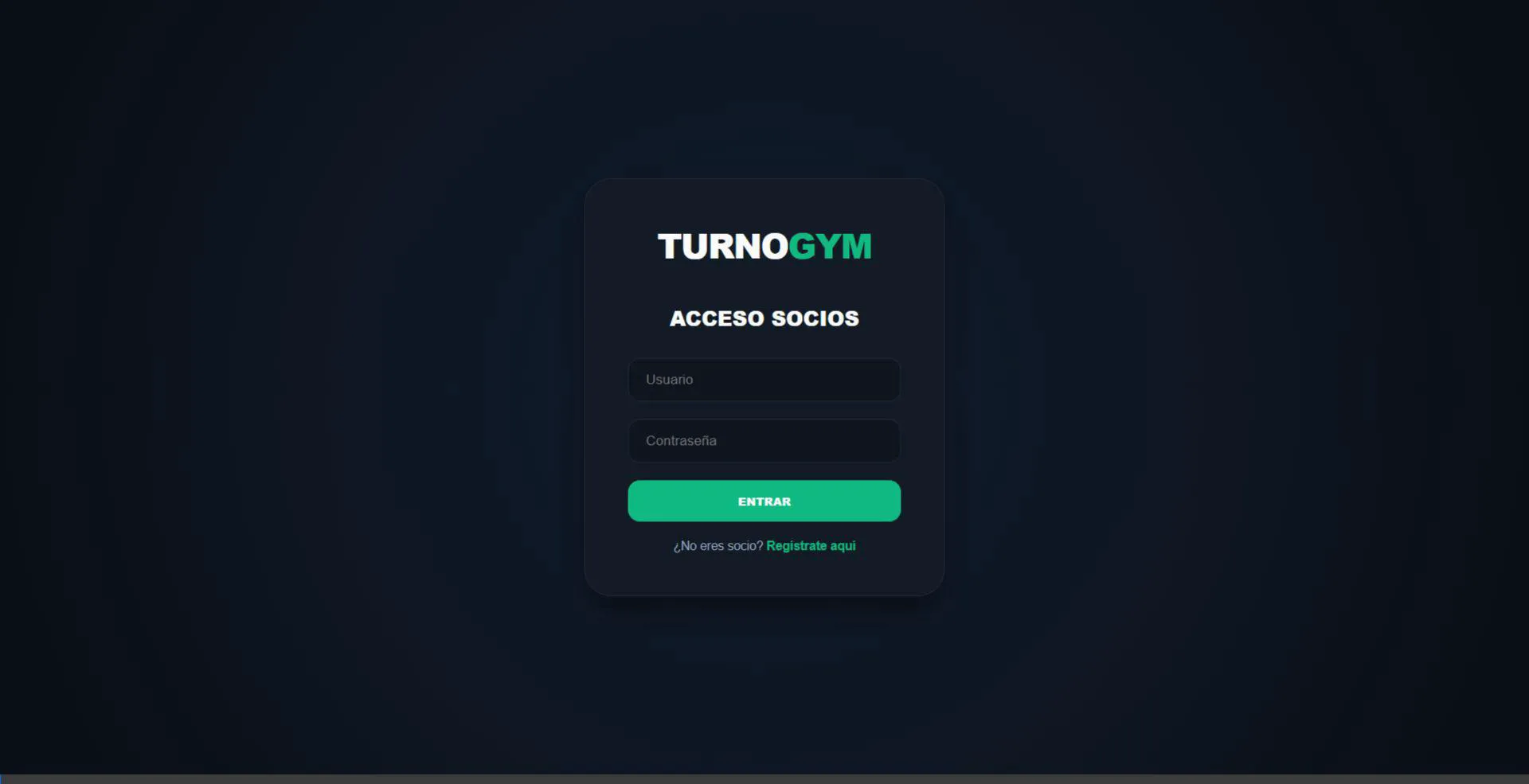 Demostración TurnoGYM